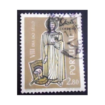 Imagem similar à do selo postal de Portugal de 1962 St. Zeno of Verona 2,80