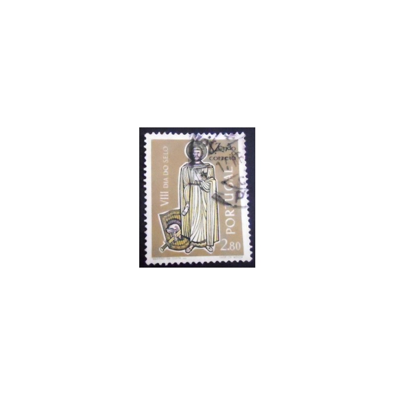 Imagem similar à do selo postal de Portugal de 1962 St. Zeno of Verona 2,80