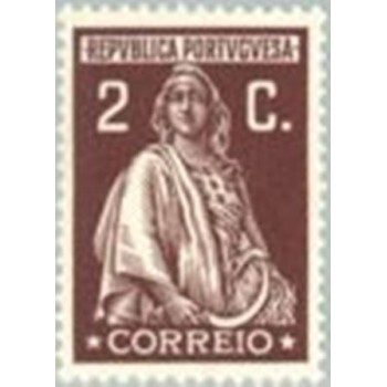 Selo postal de Portugal de 1926 Ceres