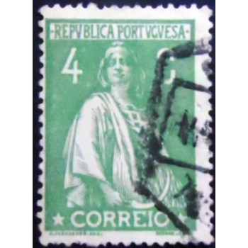 Imagem similar à do selo postal de Portugal de 1919 Ceres 4 U