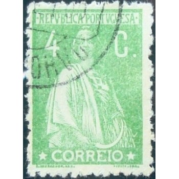 Imagem similar á do selo postal de Portugal de 1917 Ceres 4 U C