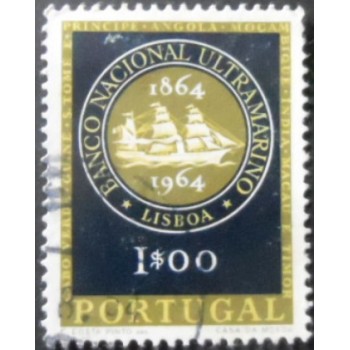 Selo postal de Portugal de 1964 National Overseas Bank 1