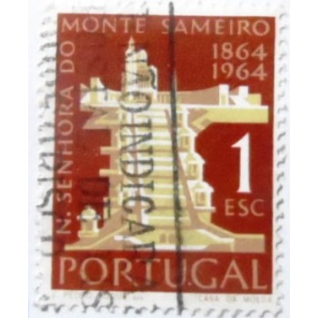 Selo postal de Portugal de 1964 Pilgrimage Church Sameiro 1