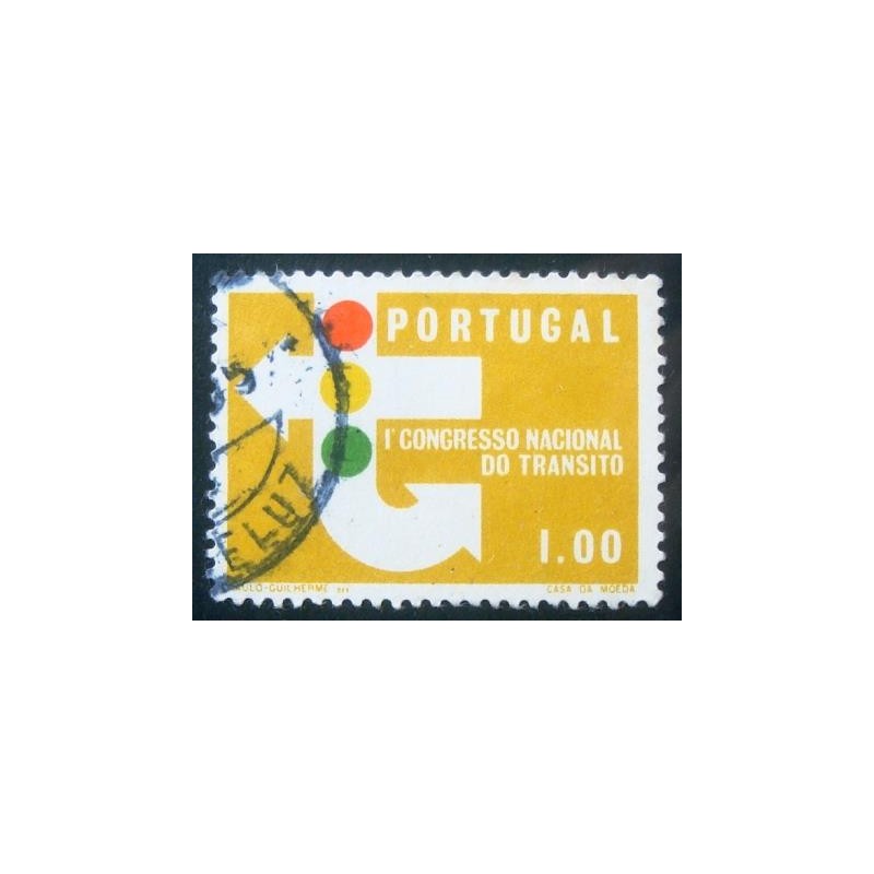 Imagem similar à do selo postal de Portugal de 1965 Traffic Lights 1