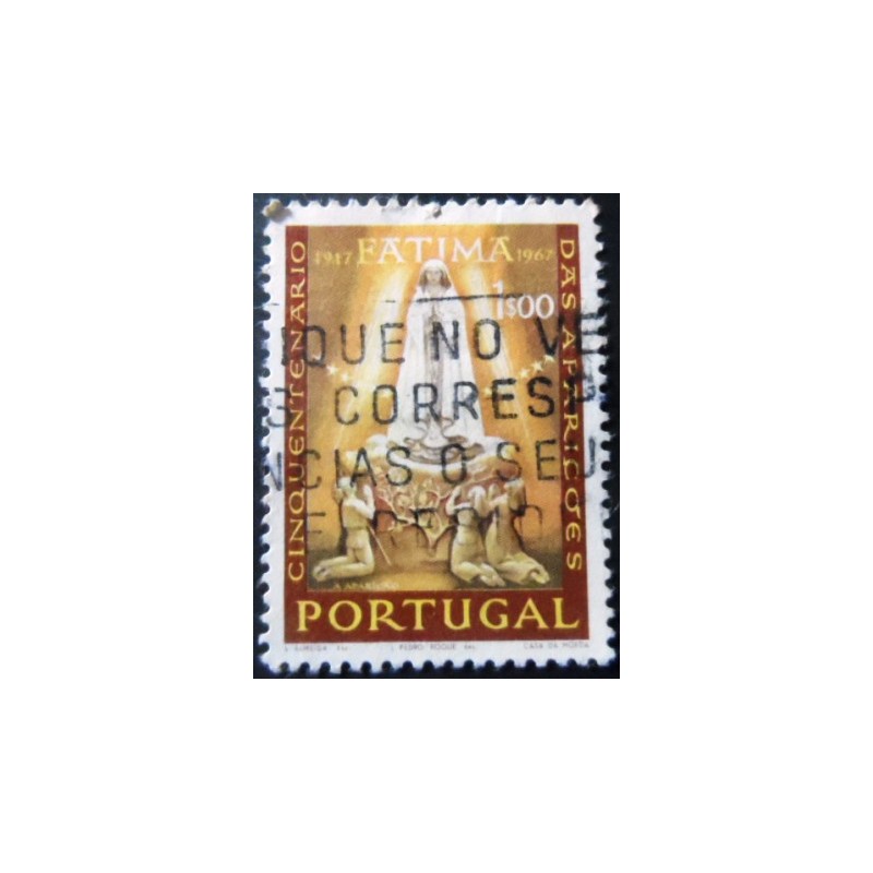 Selo postal de Portugal de 1967 Apparition of Fatima 1