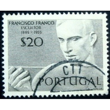 Imagem similar à do selo postal de Portugal de 1971 Francisco Franco - perf 11½ x 12½