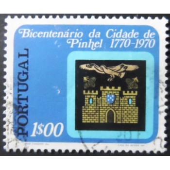 Imagem similar à do selo postal de Portugal de 1972 Pinhel's Status as a City C