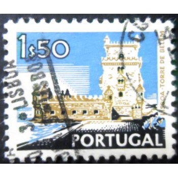 Imagem similar à do selo postal de Portugal de 1972 Belém Tower Lisboa