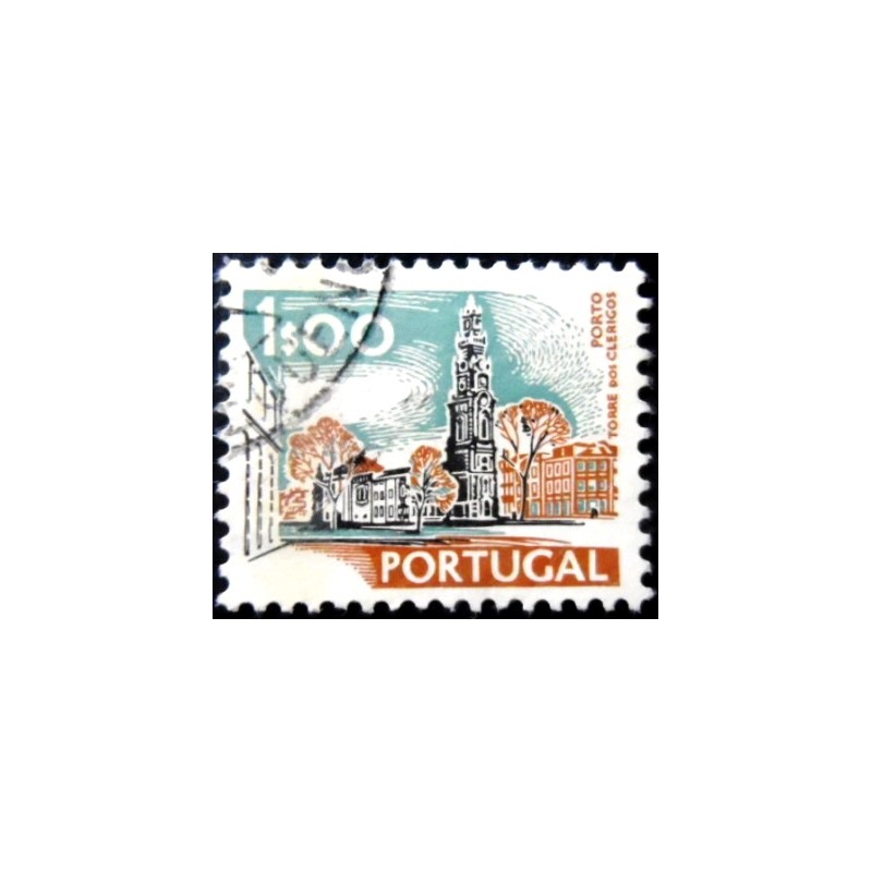 Imagem similar à do selo postal de Portugal de 1978 Torre dos Clérigos