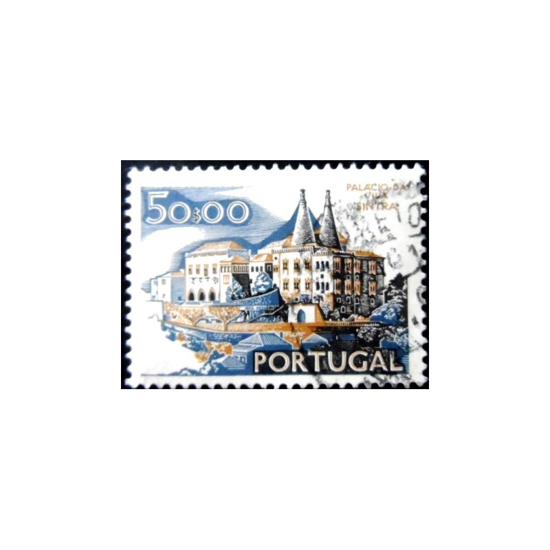 Selo postal de Portugal de 1978 Sintra King's Palace