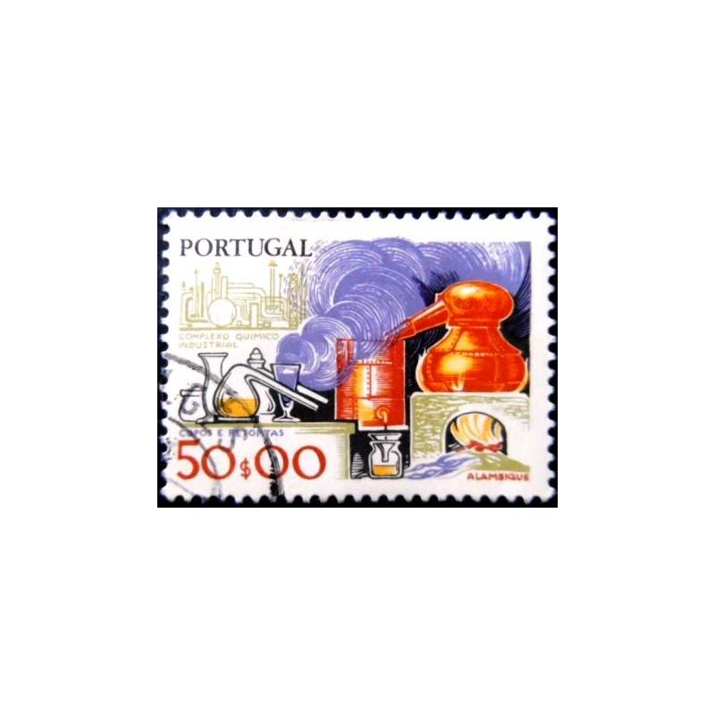 Imagem similar à do selo postal de Portugal de 1980 Alembic U