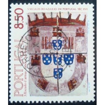 Imagem similar à do selo postal de Portugal de 1981 Arms of Duke of Braganza