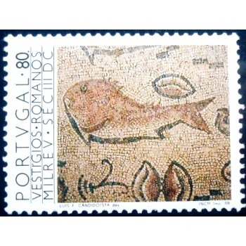 Selo postal de Portugal de 1988 Romeinse Culture