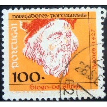 Imagem similar `do selo postal de Portugal de 1990 Diogo de Silves