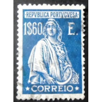 Imgem similar à do selo postal de Portugal de 1926 Ceres No imprint 1,60