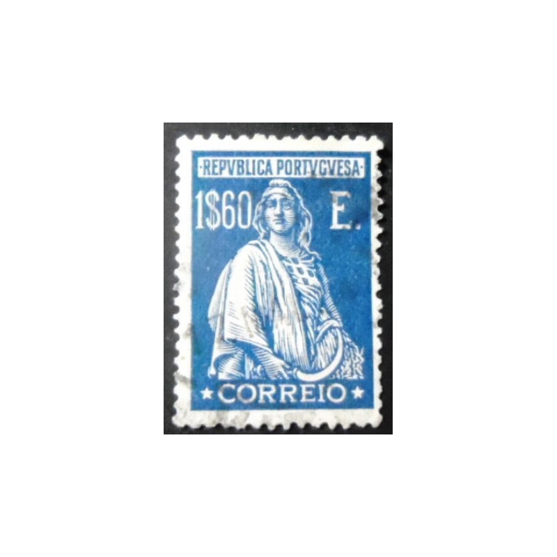 Imgem similar à do selo postal de Portugal de 1926 Ceres No imprint 1,60