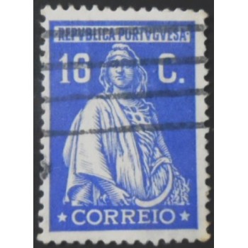 Imagem similar à do selo postal de Portugal de 1926 Ceres No imprint 16