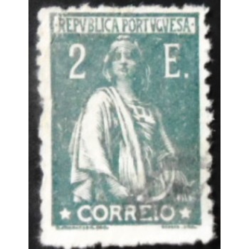 Imagem similar à do selo postal de Portugal de 1920 Ceres 2E