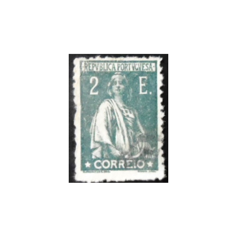 Imagem similar à do selo postal de Portugal de 1920 Ceres 2E