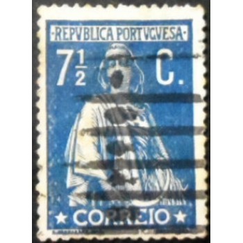 Imagem similar á do selo postal de Portugal de 1917 Ceres 7½ c