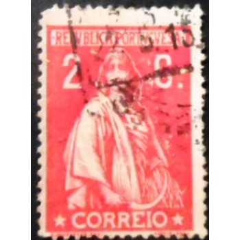 Imagem similar à do selo postal de Portugal de 1912 Ceres 2c