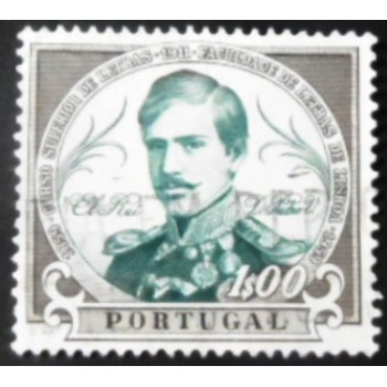 Imagem similar à do selo postal de Portugal de 1961 King Pedro V