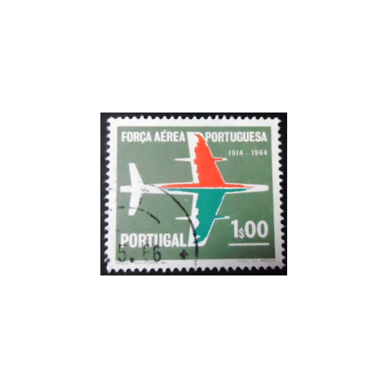 Imagem similar à do selo postal de Portugal de 1965 Aircraft