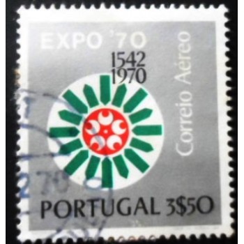 Selo postal de Portugal de 1970 Symbolism for Cultural Relations