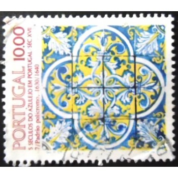 Selo postal de Portugal de 1982 Tiles