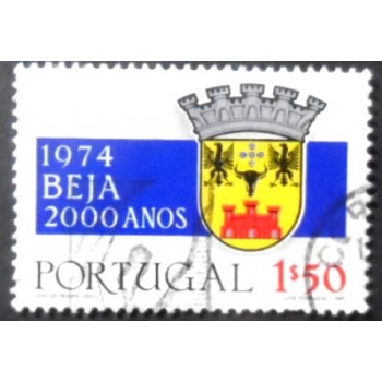 Imagem similar á do selo postal de Portugal de 1974 Coat of Arms of Beja