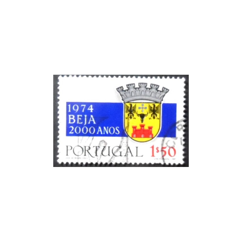 Imagem similar á do selo postal de Portugal de 1974 Coat of Arms of Beja