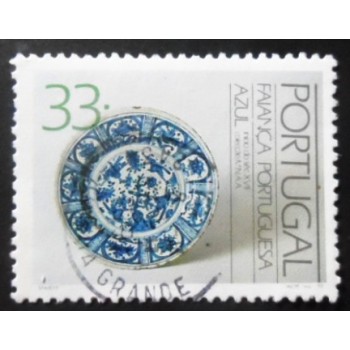 Selo postal de Portugal de 1990 Portuguese Stoneware Pottery