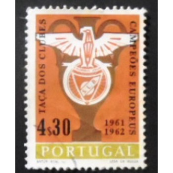 Selo postal de Portugal de 1963 Benfica Emblem 4,30