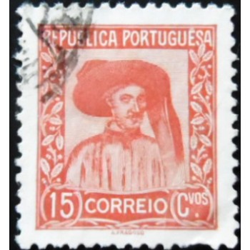 Imagem similar à do selo postal de Portugal de 1935 Prince Henry 15