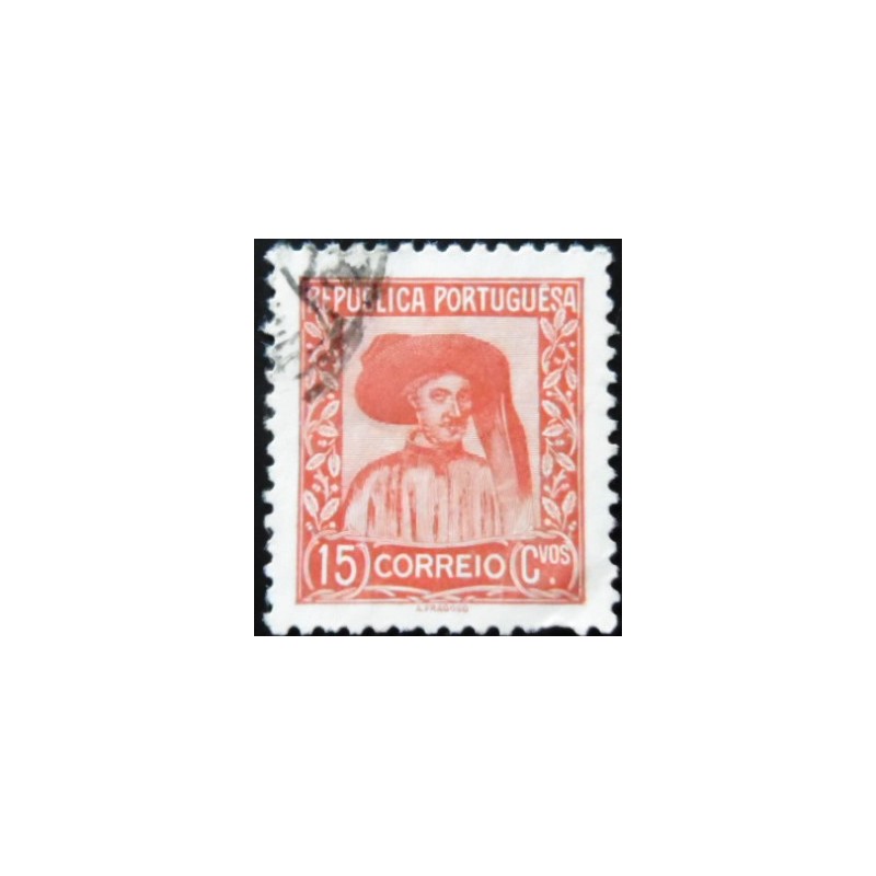 Imagem similar à do selo postal de Portugal de 1935 Prince Henry 15