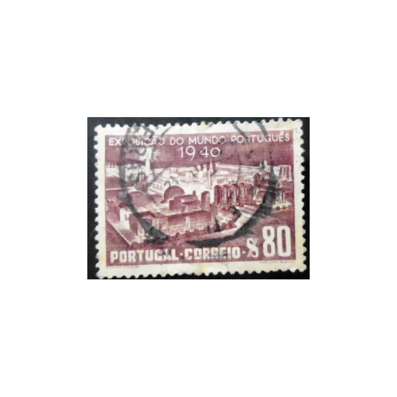 Selo postal de Portugal de 1940 Exhibition Mundo Portugues