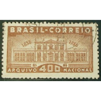Imagem do selo postal anunciado Arquivo Nacional U
