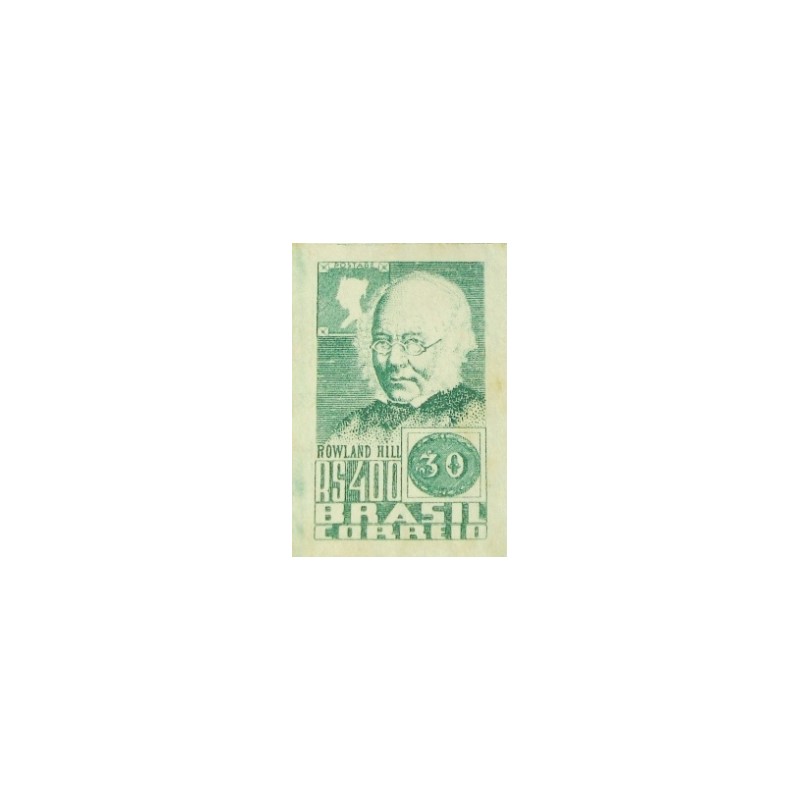 Selo postal do Brasil de 1938 Rowland Hill M