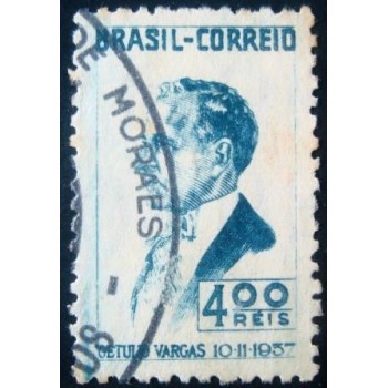 Selo postal do Brasil de 1936 Estado Novo NCC