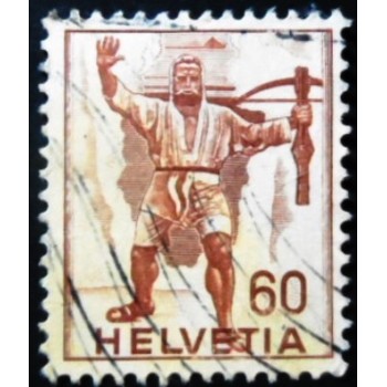 Selo postal da Suiça de 1941 William Tell