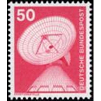 Selo da Alemanha de 1975 Raisting Earth Station N