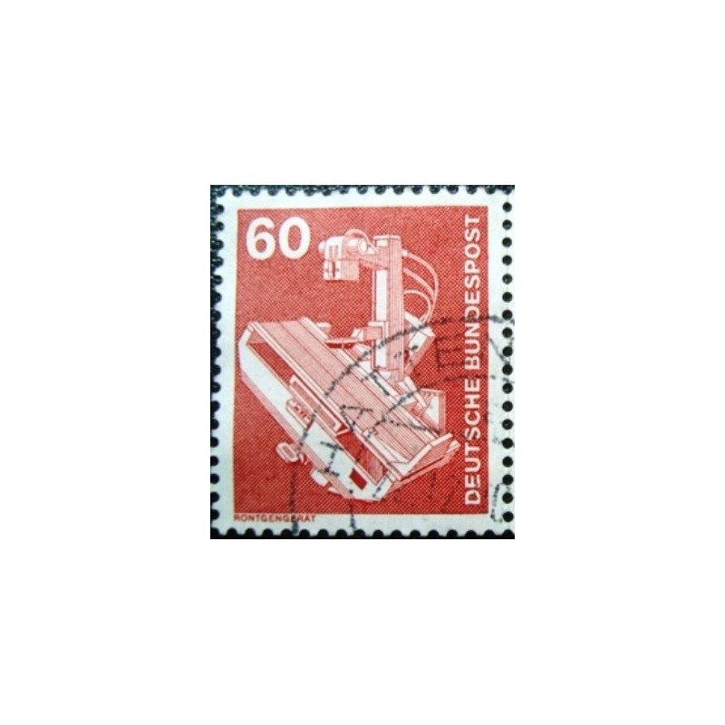 Imagem similar à do selo postal da Alemanha de 1978 X-ray Apparatus