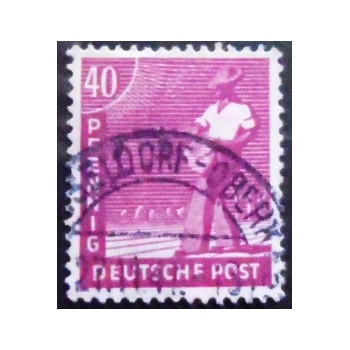 Imagem similar à do selo da Alemanha de 1947 2nd Allied Control Council Issue 40