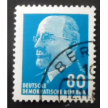 Selo postal da Alemanha Oriental de 1967 Walter Ernst Paul Ulbricht