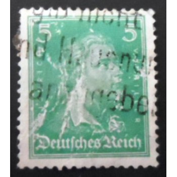 Selo postal da Alemanha Reich de 1926 Friedrich von Schiller 5