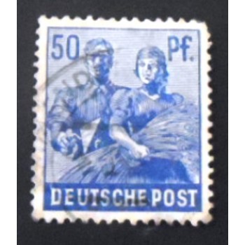 Selo postal da Alemanha de 1948 2nd Allied Control Council Issue 50