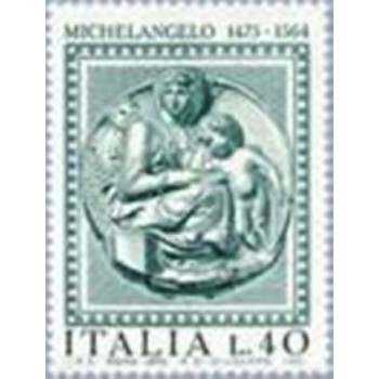 Selo da Itália de 1975 Michelangelo Buonarroti N