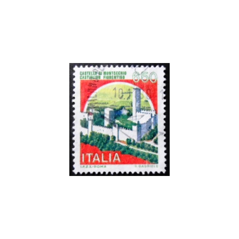 Selo da Itália de 1986 - Castle Montecchio