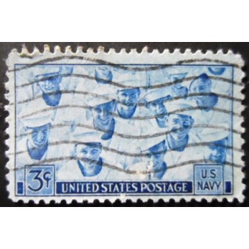 Selo postal dos Estados Unidos de 1945 United States Sailors