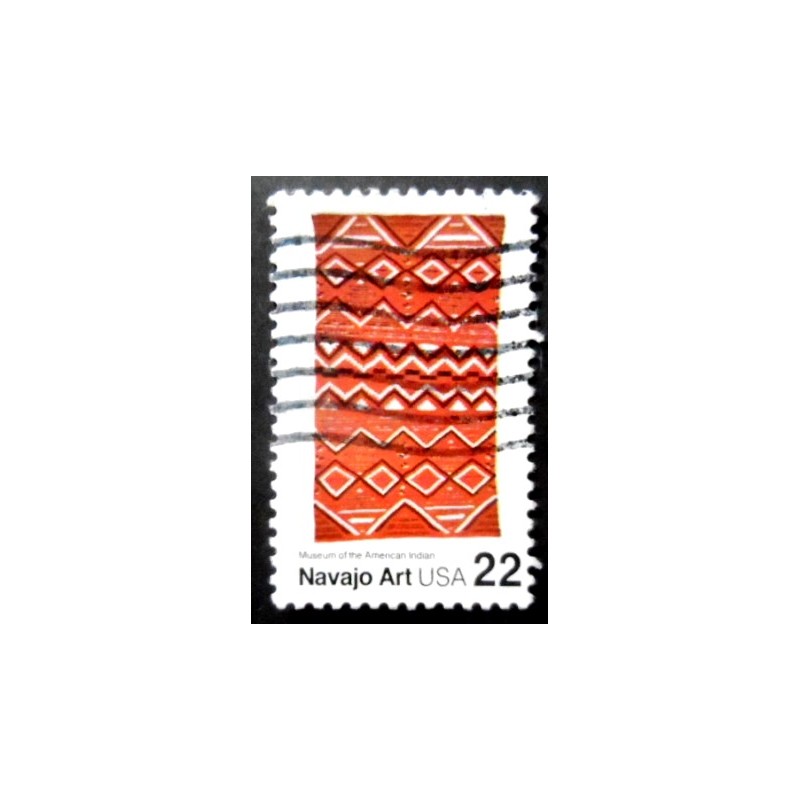 Selo postal dos Estados Unidos de 1986 Navajo Art